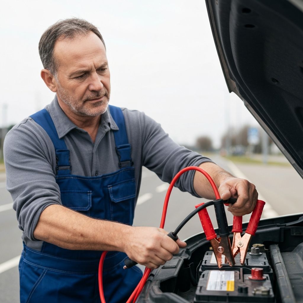 Battery jump start service